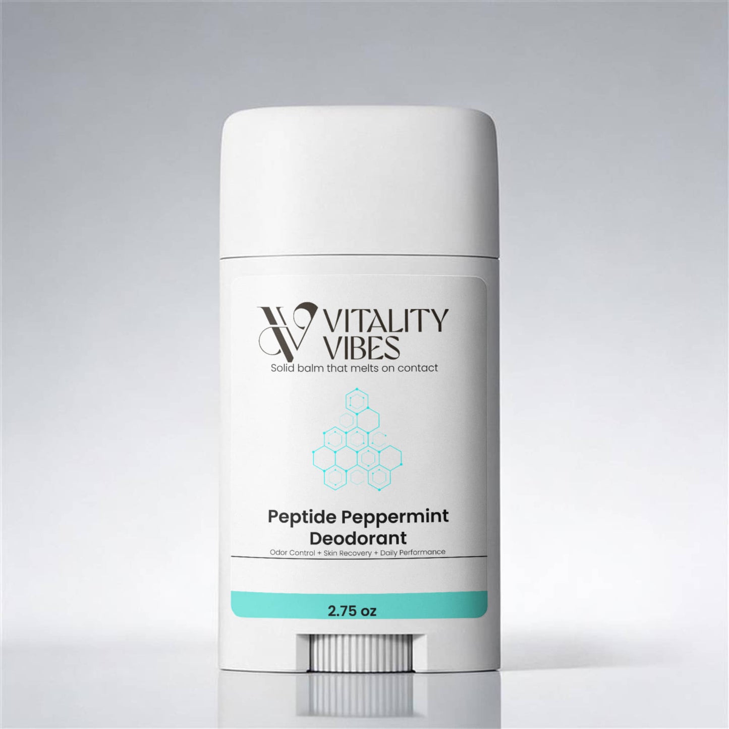 2 Pack Peptide Peppermint Deodorant